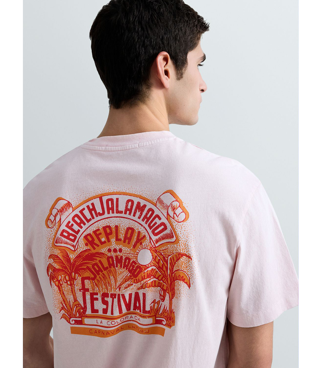 オープンエンドジャージービーチフェスTシャツ 詳細画像 ペールピンク 6